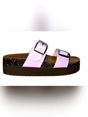 Women's Slide Sandals with Soft Cork Footbed & Stylish Platform